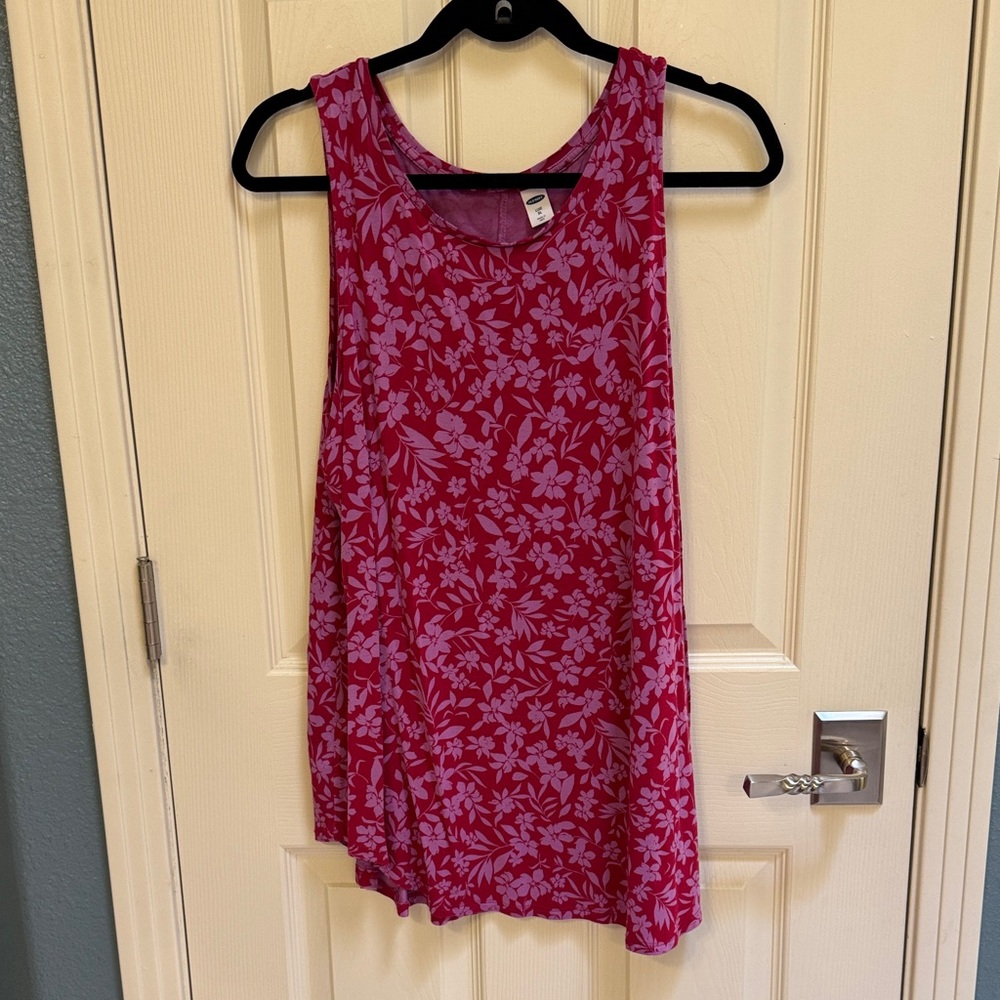 Old Navy Floral Tank Top - Red